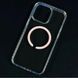 Прозрачный чехол Hard Keep With Magnetic Colored для iPhone 11 Pro Max Pink 777-07726 фото 1