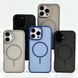 Силіконовий чохол Matte Color Case With Magnetic Thin Circle для iPhone 13 Pink 214-03024 фото 3