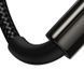 Кабель Baseus Tungsten Gold Fast Charging Data Cable USB to Type-C 100W 1m Black CAWJ000001 фото 7
