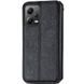 Шкіряний чохол-книжка GETMAN Cubic для Xiaomi Poco X5 Pro 5G / Redmi Note 12 Pro 5G Чорний 555-01845 фото 2