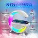 Портативна колонка Bluetooth BT 2301 з функцією лампи-нічника та бездротовою зарядкою 15 Вт Біла 202-00398 фото 3