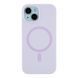 Чохол Glow Silicone Case with Magsafe для iPhone 15 Light purple 214-03926 фото