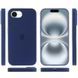 Чехол Silicone Case Full Protective для Apple iPhone 16e\17e (6.1") Deep navy 555-04076 фото 4