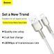 Кабель Baseus Cafule Series Metal Data Cable USB to IP 2.4A 2m White CALJK-B02 фото 8