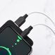 Кабель HOCO X21 Plus USB to Type-C 3A, 1m, silicone, silicone connectors, Black+White 6931474711915 фото 3