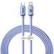 Кабель Baseus Crystal Shine Series Type-C to Lightning 20W (2m) Purple CAJY000305 фото