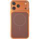 Чохол TPU TechWoven Hybrid with MagSafe для Apple iPhone 15 Pro Max (6.7") Orange / Brown 214-04749 фото 1