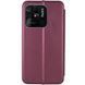Кожаный чехол-книжка Classy для Xiaomi Redmi 10C Maroon 777-05864 фото 2