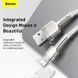 Кабель Baseus Cafule Series Metal Data Cable USB to IP 2.4A 2m White CALJK-B02 фото 9
