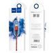Кабель HOCO X14 USB to Type-C 3A, 1m, nylon, aluminum connectors, Black-Red 6957531062875 фото 2