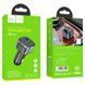 Автомобильное зарядное устройство с FM-модулятором HOCO E67 Fighter QC3.0 18W car BT FM transmitter Black 656-00580 фото 8