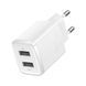 Мережевий зарядний пристрій Baseus Compact Charger 2U 10.5W EU White CCXJ010202 фото 4