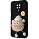 Чехол Pretty Things Case для Xiaomi Redmi Note 9S/Note 9 Pro Black/Fluffy White 777-02218 фото 1