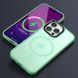 TPU+PC чохол Metal Buttons with MagSafe Colorful для Apple iPhone 12 Pro Max (6.7") Matcha Green 555-03094 фото 2