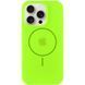 Силіконовий чохол з MagSafe для iPhone 12 Pro Max Neon green 214-01712 фото 1
