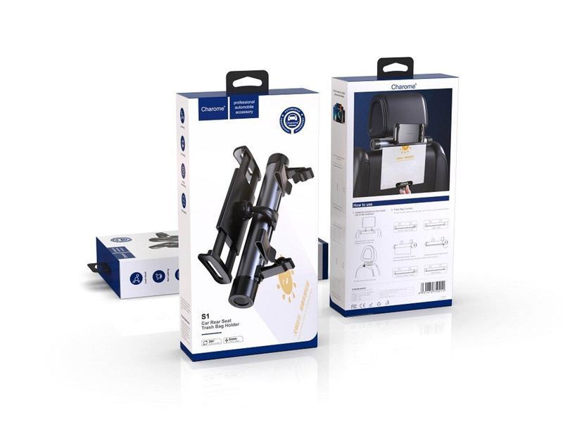 Тримач для мобільного CHAROME S1 Car Rear Seat Trash Bag Holder(bag*40 pcs) 656-00470 фото