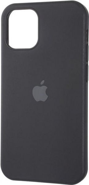 Силиконовый чехол для iPhone 12 Pro Max Black 208-00387 фото