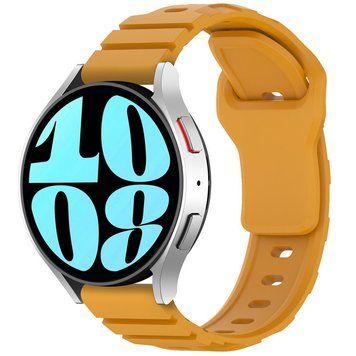 Силіконовий ремінець Defense для Smart Watch 20mm Dark Yellow 212-01709 фото