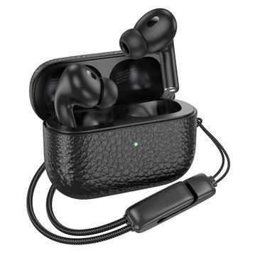 Беспроводные наушники HOCO EQ9 Plus Duke true wireless ANC Noise Reduction BT headset Black 656-01625 фото