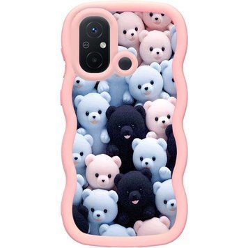 Чохол TPU Cloudy Pictures для Xiaomi Redmi 12C / Poco C55 Bears 555-01261 фото
