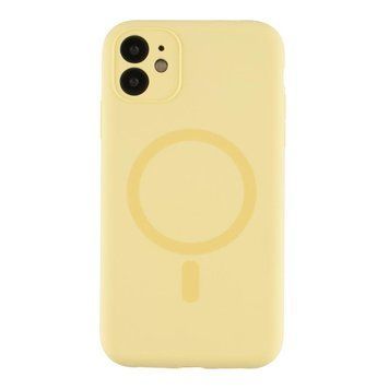 Чехол Glow Silicone Case Full Camera with Magsafe для iPhone 11 Yellow 214-03977 фото