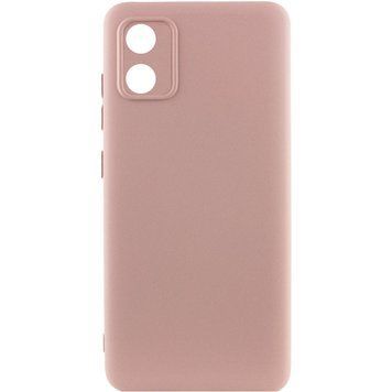 Чехол TPU GETMAN Liquid Silk Full Camera для Motorola Moto E13 Розовый / Pink Sand ILSO-00000074054-8 фото