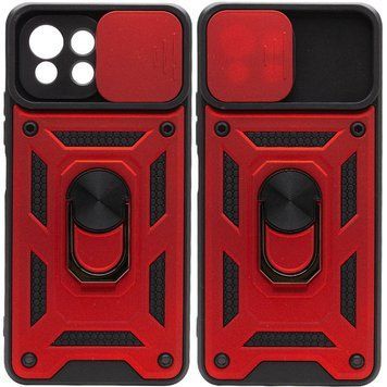 Ударопрочный чехол Camshield Serge Ring для Xiaomi Mi 11 Lite Red 777-04693 фото