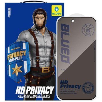 Захисне 2.5D скло Blueo Full Cover Anti-Peep для Apple iPhone 17 Air (6.5") 777-08438 фото