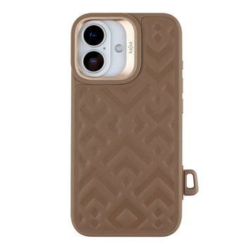 Чохол Kajsa Briquette Collection Rhombus with MagSafe для iPhone 17 Desert Gold 2020000509455 фото