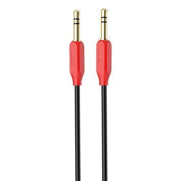 Аудіокабель HOCO UPA11 3.5mm male to 3.5mm male, TPE, 1m, Black 6957531079293 фото