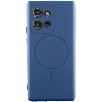 Чехол Silicone Cover Lakshmi Full Camera with MagFit для Motorola Moto G75 5G Синий 555-02050 фото