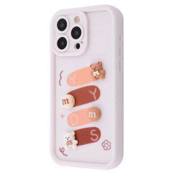 Чехол Pretty Things Case для iPhone 13 Pro White/Bear 777-01542 фото