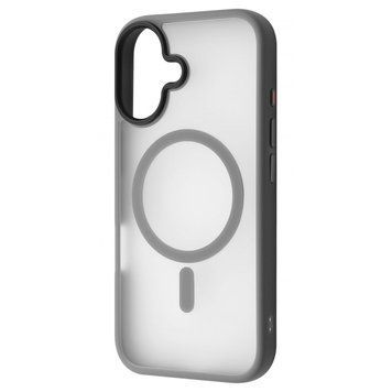 Чехол WAVE Matte Insane Case with Magnetic Ring для iPhone 16 Plus Gray 656-07878 фото