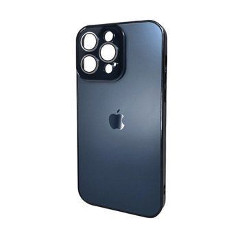 Чехол AG Glass Sapphire Frame MagSafe для iPhone 15 Pro Sea Blue 666-02830 фото