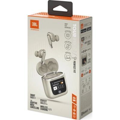 Навушники JBL Tour Pro 2 TWS Champagne (JBLTOURPRO2CPG) JBLTOURPRO2CPG фото