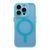 Чохол TPU+PC Magnetic Matte Camera Lens with Magsafe для iPhone 16 Pro Blue 757-00341 фото