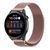 Ремінець Універс 22mm Milanese loop для Samsung/Amazfit/Huawei Pink 212-02741 фото