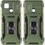 Ударостійкий чохол Camshield Army Ring для Xiaomi Redmi 9C / 10A Army Green 777-05111 фото