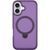 Чохол TPU+PC Metal Buttons with MagSafe Colorful HQ Ring для iPhone 16 (6.1") Purple 555-00627 фото