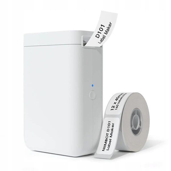 Термопринтер для печати наклеек NIIMBOT D101 White (A1A88628624) 656-02116 фото