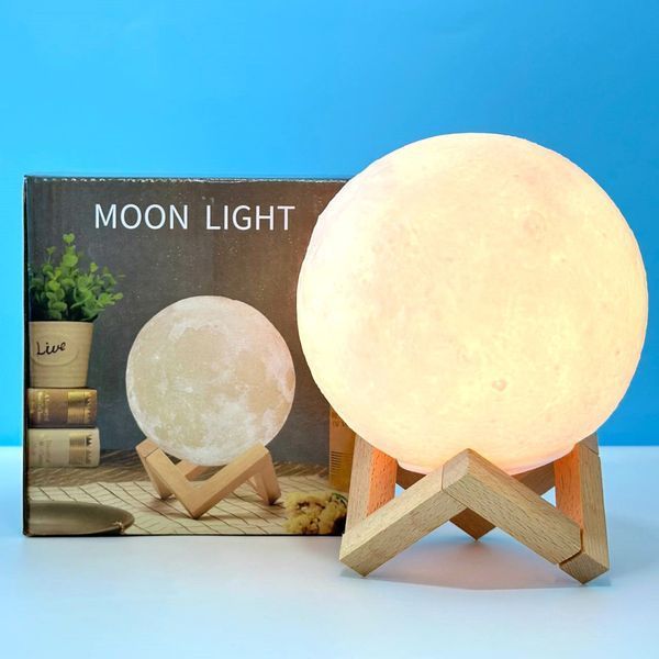 Нічник Moon Light 3D із сенсорним перемиканням 13см 300-00034 фото