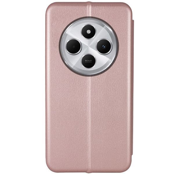 Шкіряний чохол-книжка Classy для Xiaomi Redmi 14C / Poco C75 Rose Gold 777-05461 фото