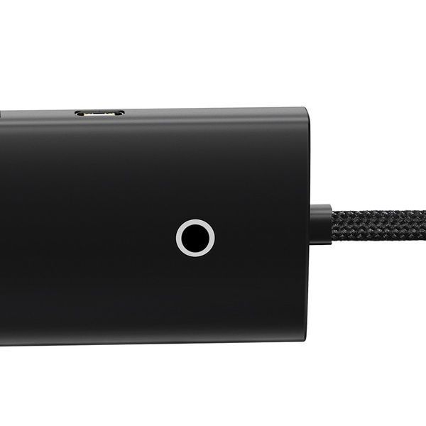 USB-хаб Baseus Lite Series 4-Port Type-C HUB Adapter (Type-C to USB 3.0*4) 25cm Black WKQX030301 фото