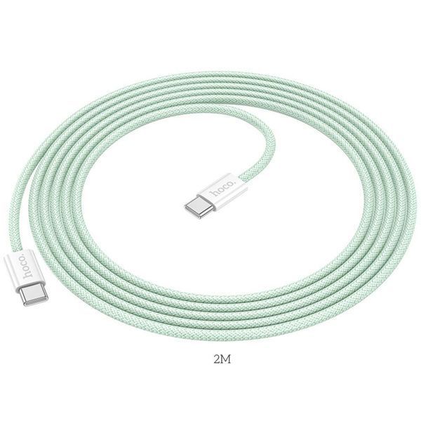 Кабель USB Hoco X104 Source 60W Type-C to Type-C 2m Рожевий 209-00334 фото