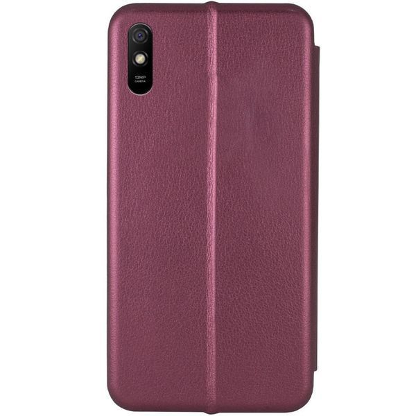 Шкіряний чохол-книжка Classy для Xiaomi Redmi 9A Maroon 777-05970 фото