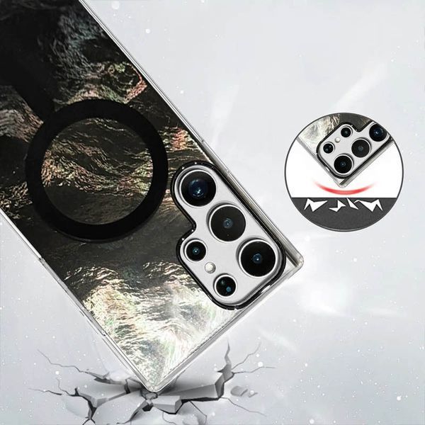 Чохол TPU Shiny Mountain (MagFit) для Samsung Galaxy S24 Ultra Black 555-02845 фото