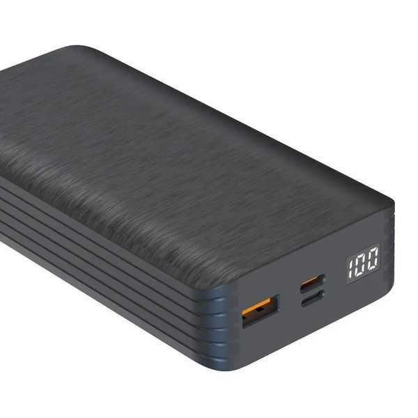 Портативный аккумулятор Power Bank XO PR144 USB QC 22.5 W + USB Type-C PD 18W 20000mAh Черный 216-00016 фото