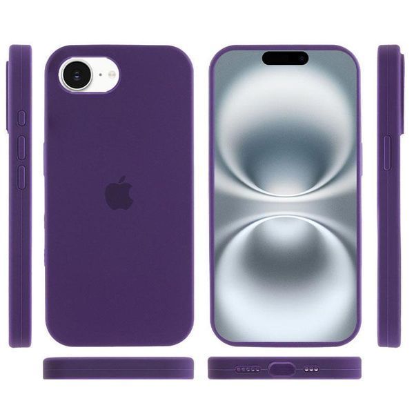 Чохол Silicone Case Full Protective для Apple iPhone 16e\17e (6.1") Amethyst 555-04077 фото