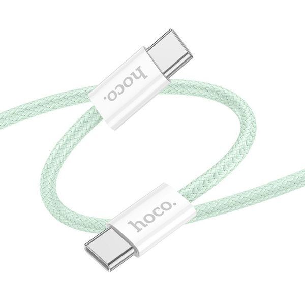 Кабель USB Hoco X104 Source 60W Type-C to Type-C 2m Рожевий 209-00334 фото