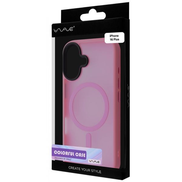 Чохол WAVE Matte Insane Case with Magnetic Ring для iPhone 16 Plus Gray 656-07878 фото